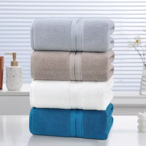 100% Cotton Jacquard Towels Custom Bath Towel With Logo