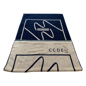 100% Cotton Jacquard Woven Beach Towel Custom Bath Towels Large Sports Towel