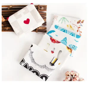 100% Cotton Kitchen Tea Towels Custom Printed Digital Printing Dish Cloths OEM ODM
