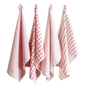 100% Cotton Kitchen Towel Set 70x50cm Multipurpose Absorbent Cleaning Cloth Reusable Hand Towel and Dish Cloth Christmas