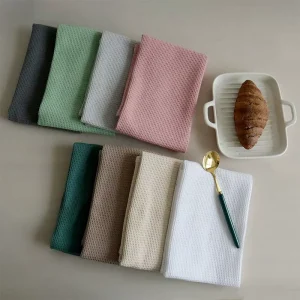 100% Cotton Kitchen Towels Custom Logo Tea Towel Sets Home Use