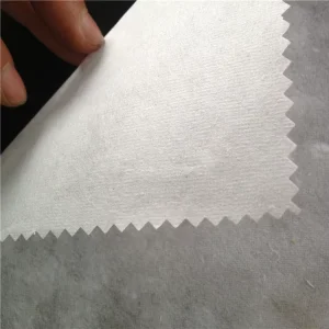 100% Cotton Microfiber Fabric Eco Friendly Anti Static Embroidery Stabilizer with Tear Away Nonwoven Recycled Backing Paper