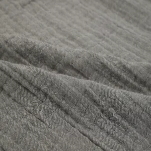 100% Cotton Muslin Fabric Bedsheets Pillow Covers Plain Dyed Poplin Home Textiles for Girls Boys Stylish Free Sample Bags