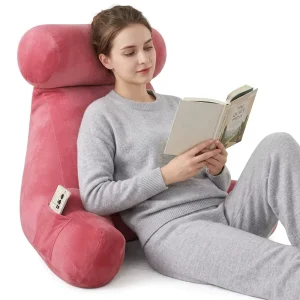 100% Cotton Polyester Reading Pillow Big Size Bedrest Watching TV Armrest Reading Pillows in Bed Floor or Sofa