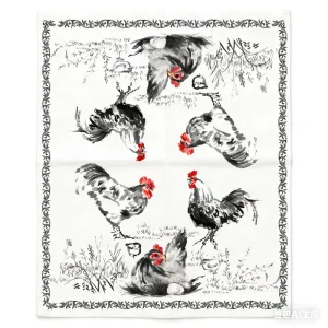 100% Cotton Quick Dry Eco Friendly Kitchen Tea Towel with Custom Printed Design
