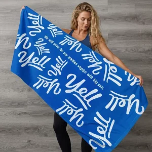 100% Cotton Quick Dry Eco Friendly Luxury Beach Bath Towel with Printed Design 400-600gsm Machine Washable All-Season