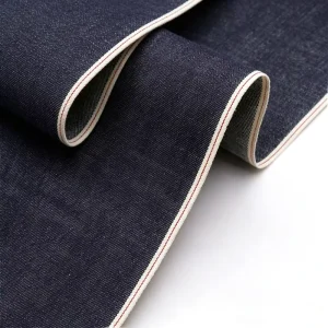 100% Cotton Selvedge Denim Fabric 13.5oz Raw Selvedge Denim Jeans Fabric Premium Quality Dark Blue Twill Woven Denim Fabric Roll