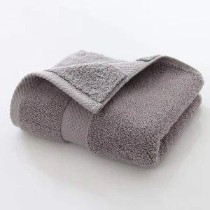 100% Cotton Soft Comfortable Absorbent Bath Towels Quick Dry Woven Technique Solid Color Disposable for Home Use