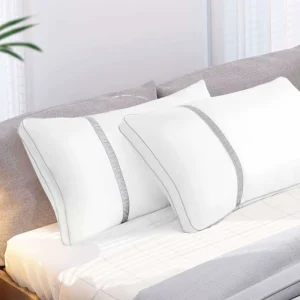 100% Cotton Soft Pillowcase Simple White Color Quilt Cover Set for Home Hotel 300TC Solid Pattern