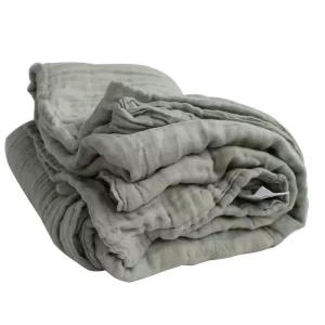 100% Cotton Solid Colors Muslin Baby Swaddle Blankets Woven OEKO TEX Certified 500TC Eco Friendly Absorbent