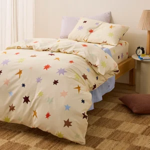 100% Cotton Striped Custom Four Piece Bedding Set with Two Pillowcases OEKO TEX Certified 200T Thread Count