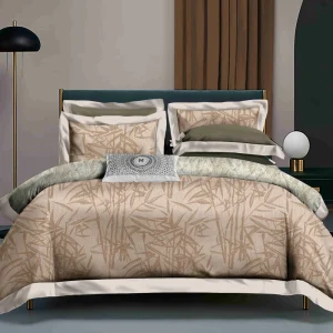 100% Cotton Summer Bedding Sets Including Quilt Flat Sheet Pillow case Made in Luxury Printing Fabric for Home Hotel