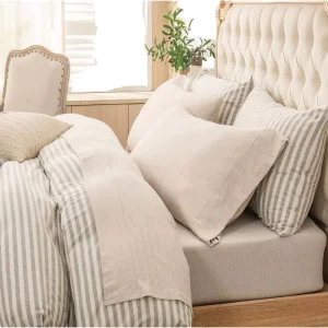 100% Cotton Super Soft Breathable 4pc Jersey Knit Bed Sheet Pillowcase Set Extra Deep 20″ Pocket