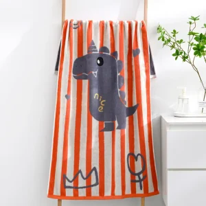 100% Cotton Terry Beach Towel Yarn dyed Jacquard Beach Towels Bulk with logo for Beach Pool Bath
