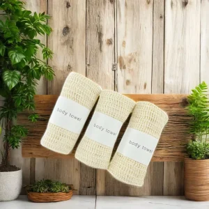 100% Cotton Towel Eco Friendly Bath Exfoliating Towel for Home or Travel for Children