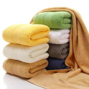 100% Cotton Towel Set Thickened Soft Absorbent Multi-color Hand Bath Towel for Home Hotel
