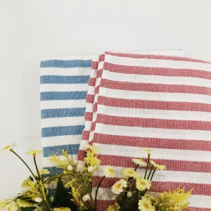 100% Cotton Turkish Fouta Towels Oversized Stripe Beach Towel with Tassels Antimicrobial Feature Age Group Child