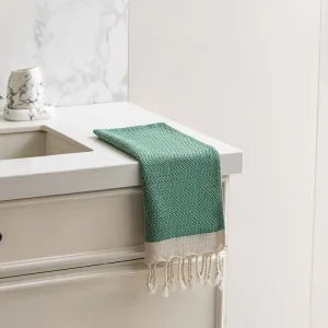 100% Cotton Turkish Style 40*100CM Hand Towel Set with Customized Logo Soft for Christmas Kitchen Dining Room