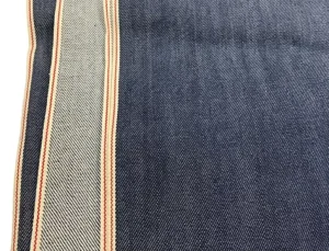 100% Cotton Vintage 14oz Yarn Dyed Heavy Japanese Selvedge Denim Fabric