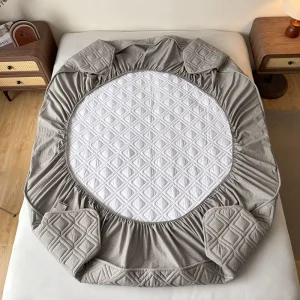 100% Cotton Washed Cotton Fitted Sheet Series Customizable