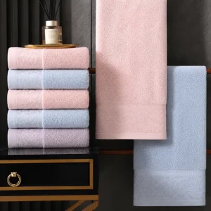 100% Cotton Woven Eco Friendly Soft Skin friendly Luxury Hotel Beach Bathroom Towels