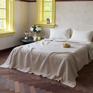 100% Cotton Woven Solid Floral Style Bed Cover Multi Use Blanket for Home Hotel Homestay & Various Occasions