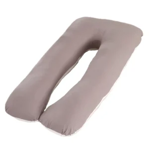 100% Cotton Zipper Removable Cover U Shaped Full Body Maternity Pregnancy Wedge Sleeping Pillow Soft Air Permeable for Pregnant