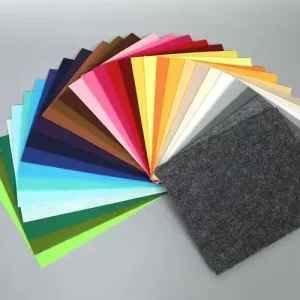 100% ES Fiber Felt Fabric Sheet Assorted Color DIY Craft Squares Nonwoven Abrasion-Resistant Abstract Geometric