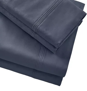 100% Egyptian Cotton 700 Thread Count HygroCotton Sateen Bed Sheet Set Bedding Fitted Flat Sheet and Pillow Cases