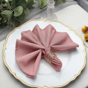 100% Flax Linen Napkins for Wedding Party Restaurant Kitchen Home