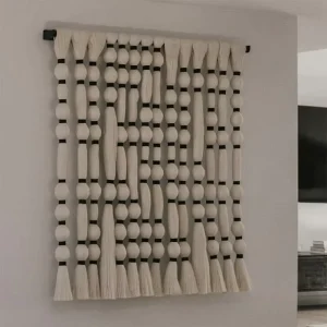 100% Handmade Eco Friendly Sphericity Macrame Art Wall Hanging Designs Tapestry Home Decor Wall Decor for Home Wall Living Room