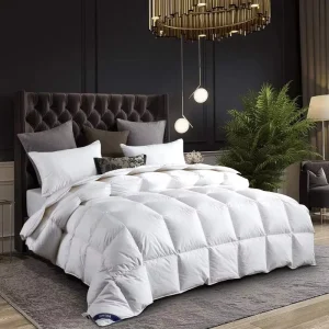 100% Hypoallergenic Fluffy Cotton Quilted Modern All-Season Bedding Sets Muslin Duvet Comforter Machine Washable