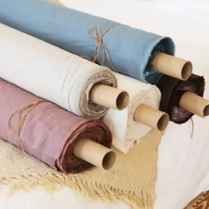 100% Linen Fabric Home Textile Interlinings Linings Bed Fabric for Curtains Fabrics for Clothing Women