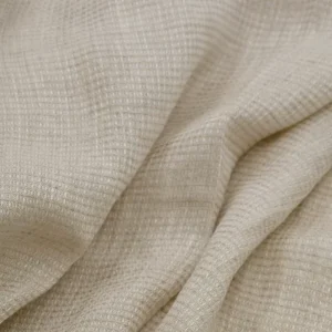 100% Linen Jacquard Fabric Plaid Check Pattern Waffle Weave Pure Linen Fabric for Shirts Dresses Garments Apparel Textile
