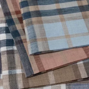 100% Linen Solid Fabric Natural Flax French Linen for Men’s Shirts Yarn Dyed Upholstery Cars Bags