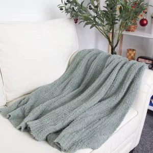 100% Microfiber Soft Knit Throw Blanket for Bed