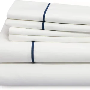 100% Microfibre Fibre White Hotel Bedding Sheet Sets Custom Polyester Pillowcase Fitted and Flat Bed Sheet