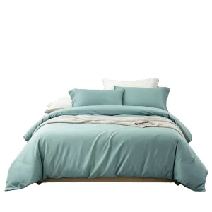 100% Natural Bamboo Fiber Woven 400TC Bedding Set Duvet Cover Set Silky Soft OEKO TEX Certified Custom Logo OEM All Season