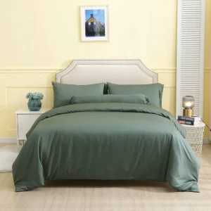 100% Natural Bamboo Fiber Woven 400TC Bedding Set Silky Soft OEKO-TEX Certified Custom Logo OEM Directly China Manufacturer