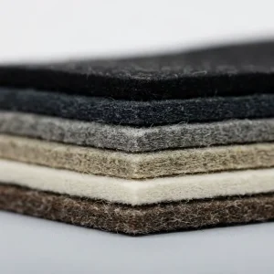 100% Natural Eco-Friendly Breathable White Industrial Wool Felt 10mm-40mm SAE F1 Model for Hospital & Daily Use