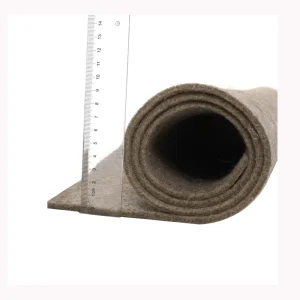 100% Natural Industrial Grey Pressed Wool Felt