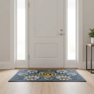 100% Nylon Modern Customized Design Doormat with Heavy Duty Non Slip Rubber Backing Waterproof Outdoor Front Door Mat