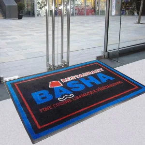100% Nylon Printed Welcome Custom Doormat Entrance Logo Floor Mat Door Mat