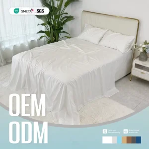 100% Organic Cotton Bed Sheets Set Percale Sateen Weave Stitching Anti Bacteria Lightweight Breathable 4 Pc Fitted Home