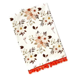 100% Organic Cotton Flour Sack Custom Digital Printed Kitchen Dish Woven Linen Tea Towel