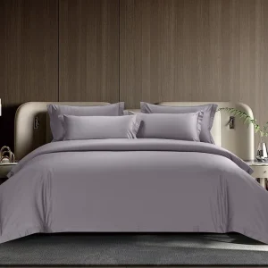 100% Organic Cotton Jacquard Pattern Bedding Set Advanced Jacquard Embroidery King Size Hotel Quality for Naked Sleeping Level