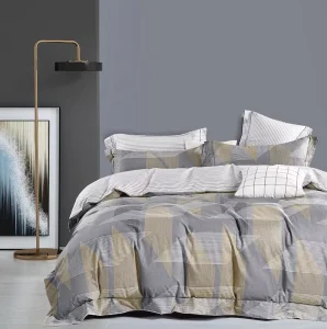 100% Organic Cotton Twill Fabric Home Textile Soft Bedding Set for Mattress Cover & Upholstery Custom Woven Weft Waterproof
