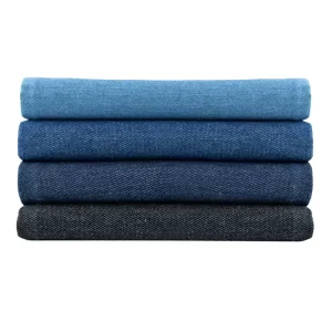 100% Organic Cotton Woven Yarn Dyed Twill Stretch Denim Fabric Custom Colored Boys Girls Jeans Bags