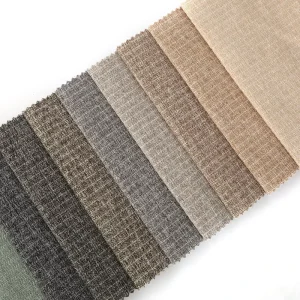 100% Organic Polyester Luxury Velvet Sofa Fabric Eco Friendly Yarn Dyed Knitted Plain Bronzed for Furniture Upholstery