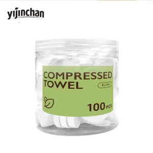 100 PCS Disposable Magic Compressed Towel 20x22CM Biodegradable Viscose Travel Beauty Hiking Bulk Factory Price